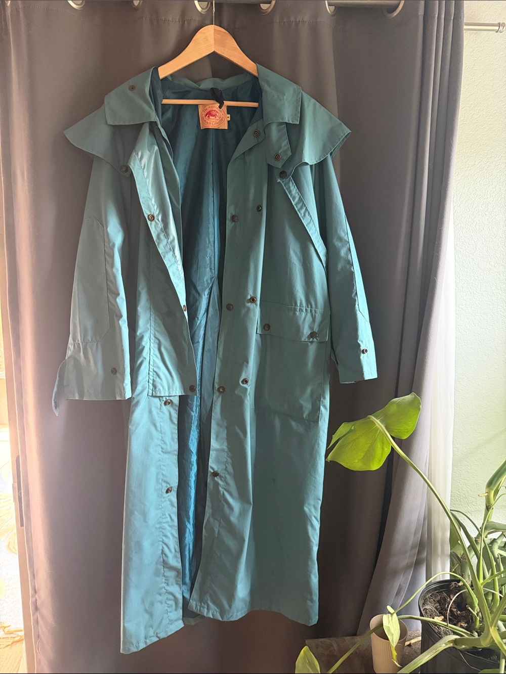 Women's Teal Long Jacket - The Australian Outback Collection